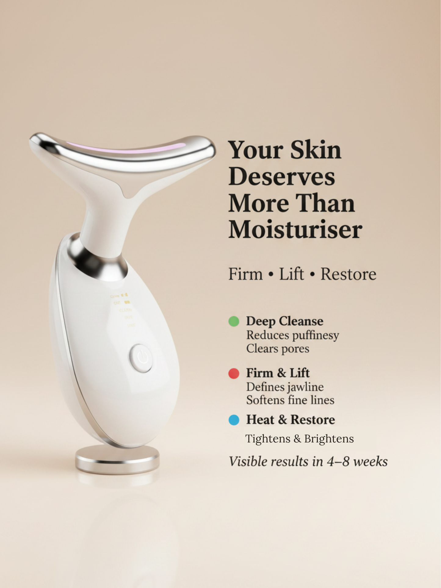 Lumeclin | TriGlow Facial Wand